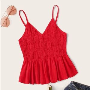 Smocked cami top